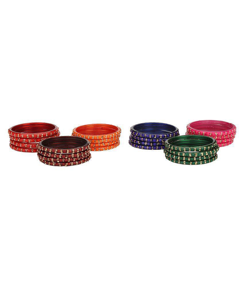 Elegant Men AFAST Designer Colorful Collection Purple 12 Fashion Bangle Set Ornamented With Excl