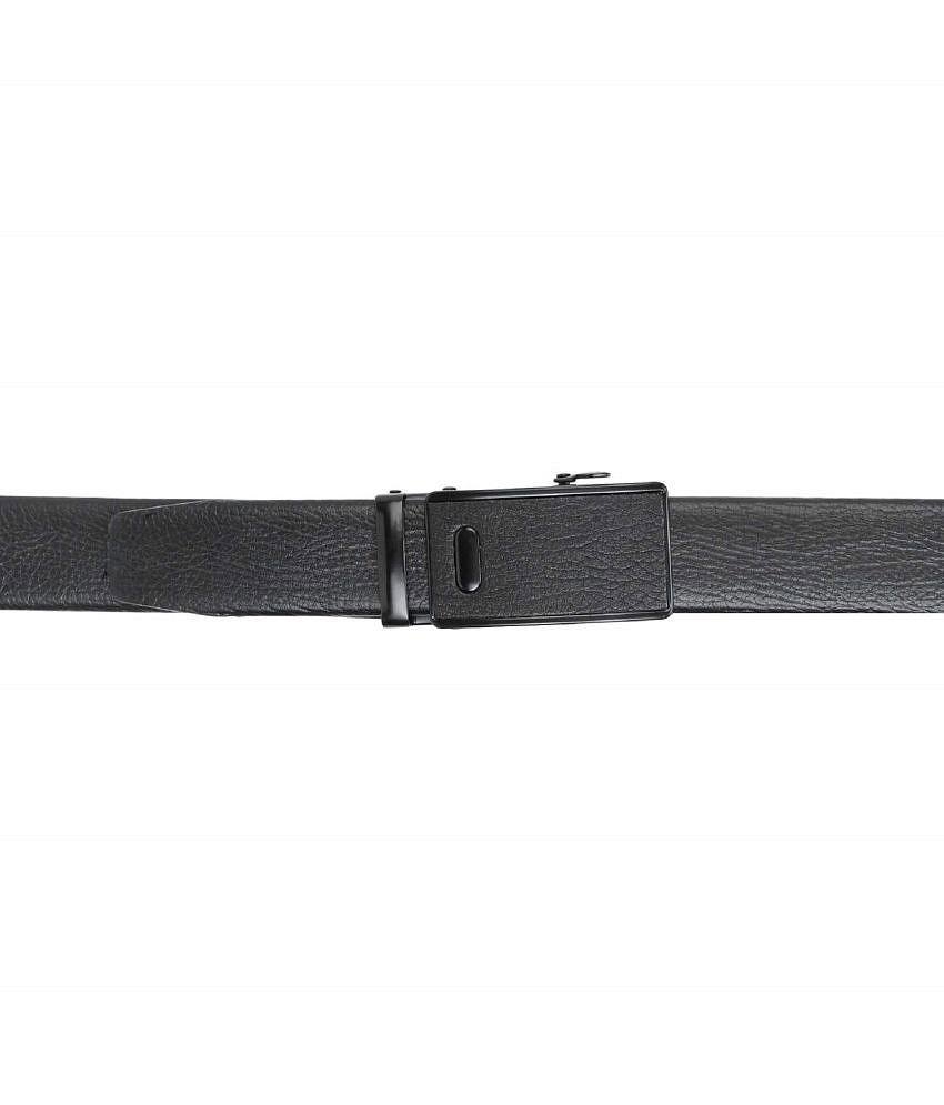 Buy Online Garg Store Zacharias - Black Canvas Men's Formal Belt ( Pack of 1 ) - None