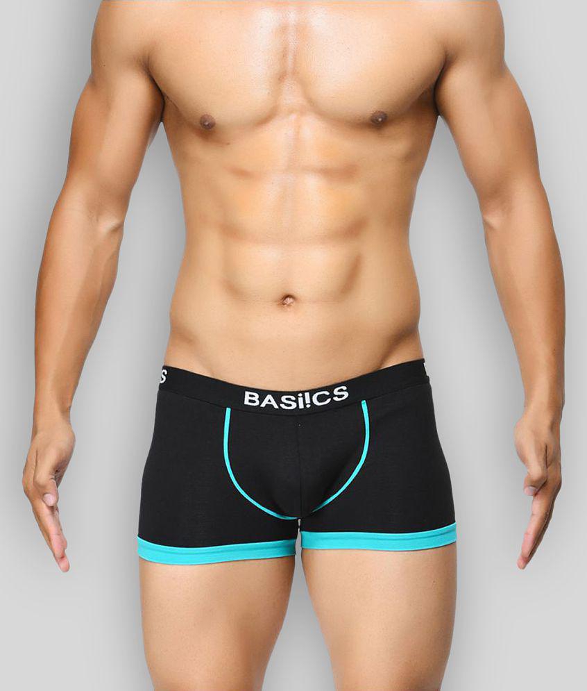 Premium Men BASIICS By La Intimo - Multicolor Cotton Mens Trunks ( Pack of 1 ) - M 2025 at ShopC