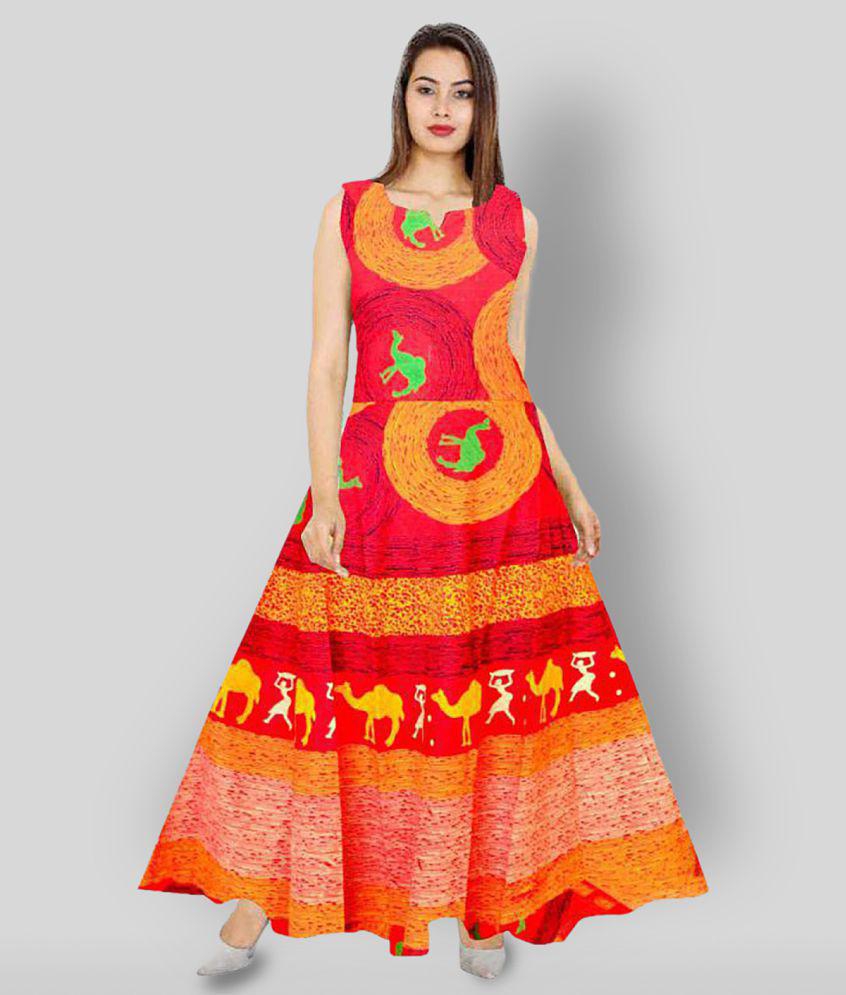 Premium Men Rangun - Multicolor Cotton Women's A- line Dress ( Pack of 1 ) - 2XL 2025 at ShopCir