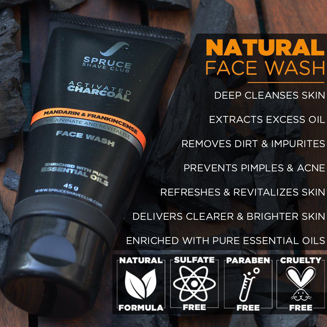 Charcoal Facial Kit For Men