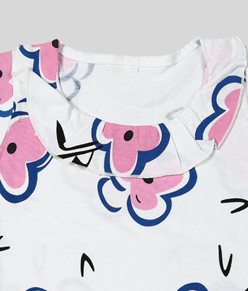 Latest Men CATCUB - Pink Cotton Girl's Top With Shorts ( Pack of 1 ) - None 2025 at ShopCircuit 