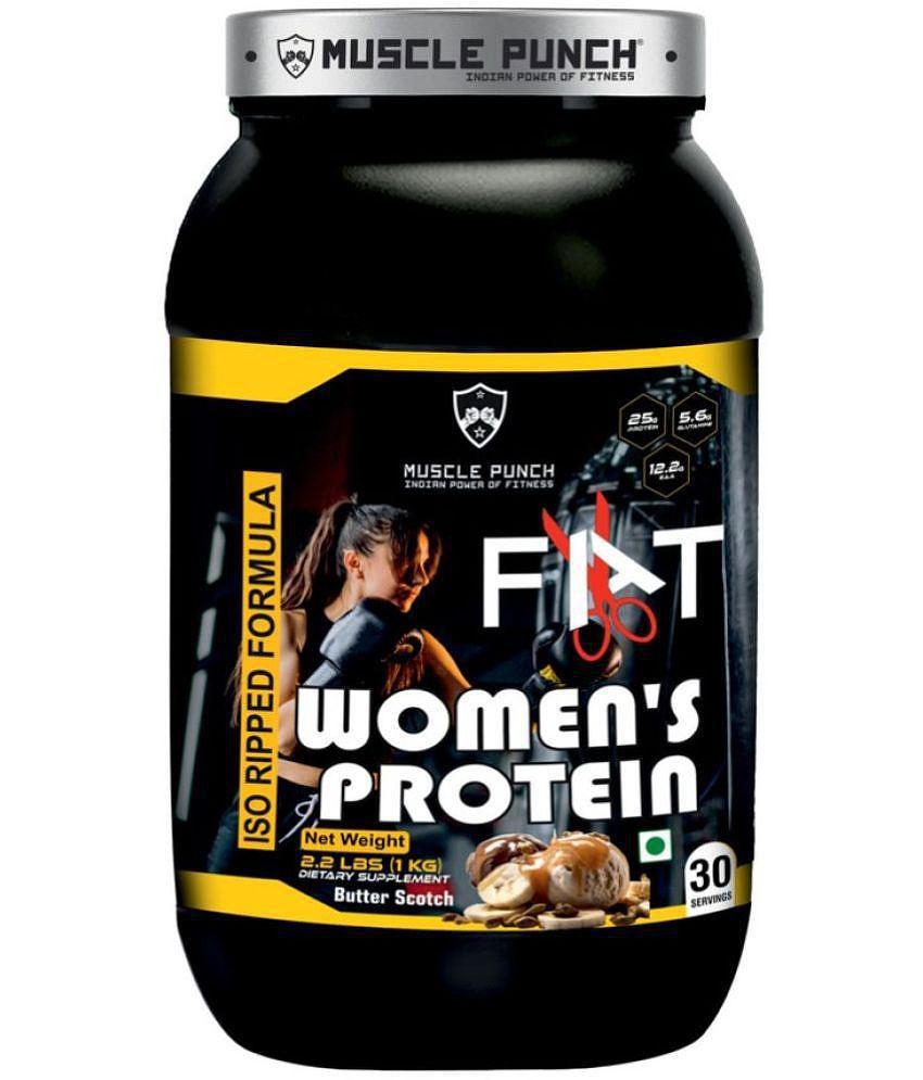 Muscle Punch Women protein Fat Loss Ripped Formula 1 kg Powder