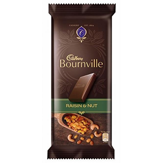 Cadbury Bournville Raisin  Nut Chocolate 80G