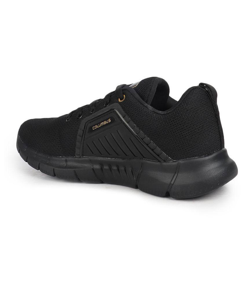 Columbus  Black  Men's Sports Running Shoes - None