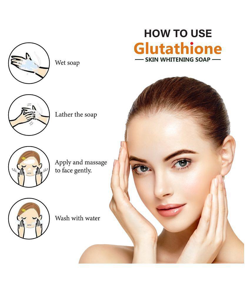 LA ORGANO Glutathione Papaya Skin Lightening Soap 100 g Pack of 3