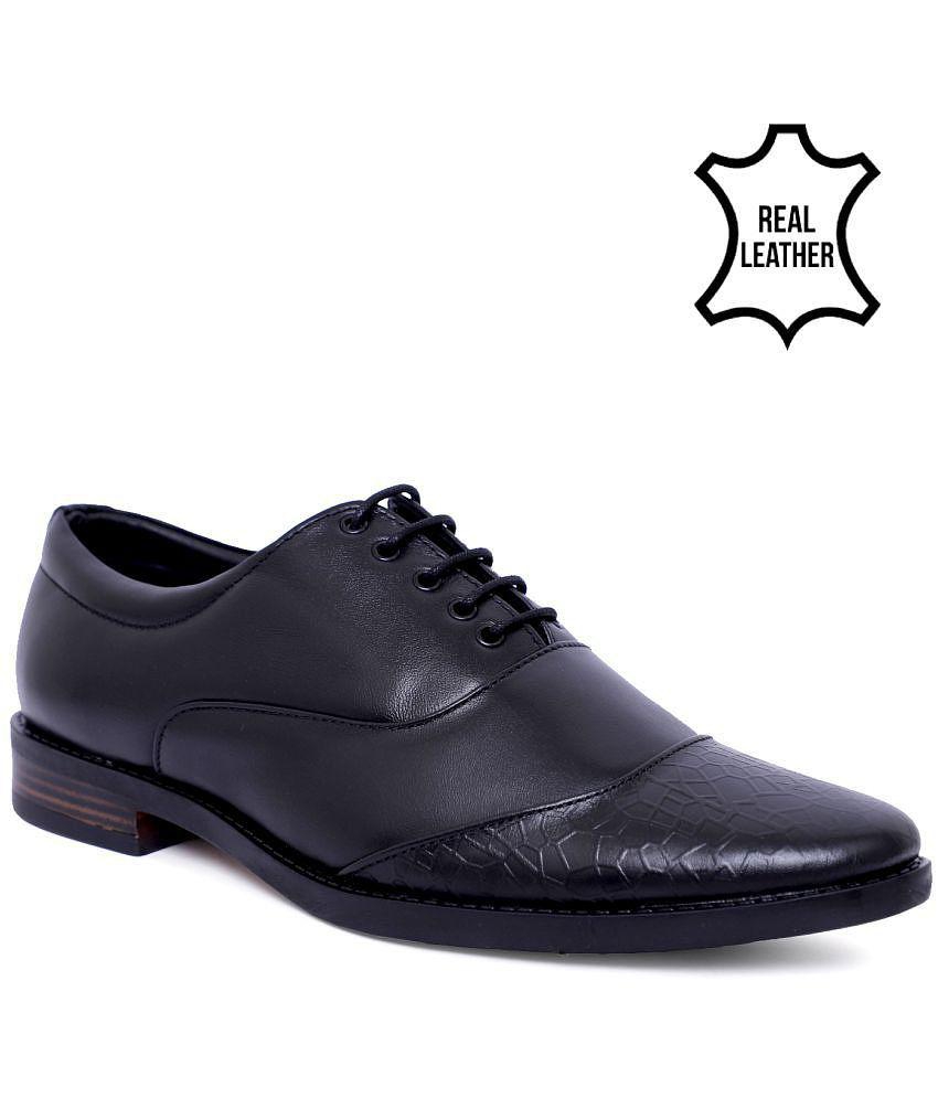 Premium Women Fashion Victim Derby Genuine Leather Black Formal Shoes - None 2025 at ShopCircuit