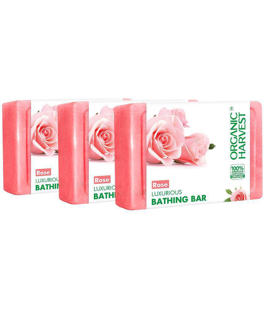 Organic Harvest - Moisturizing Bathing Bar for All Skin Type ( Pack of 3 )