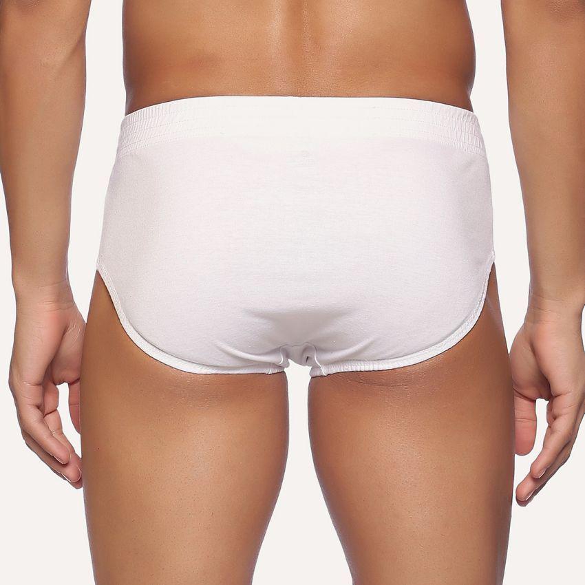 New Men Omtex - White Cotton Mens Briefs ( Pack of 1 ) - None 2025 at ShopCircuit | ONDC