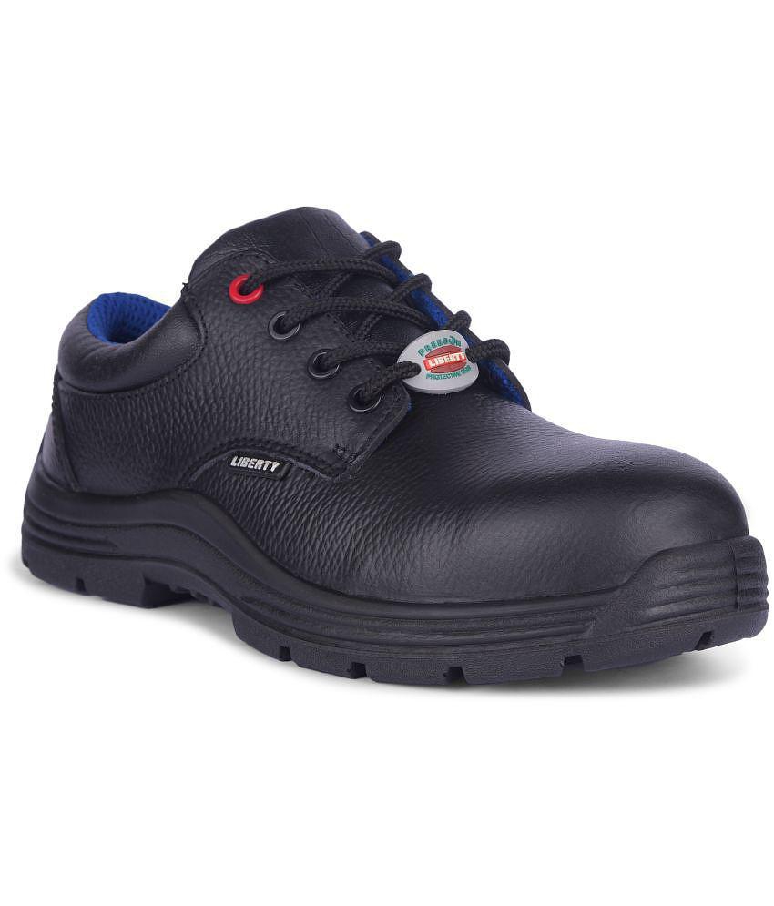 Liberty Derby Black Safety Shoes - 7