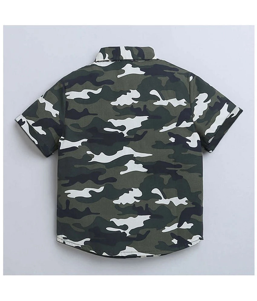 Premium Men Kids Army Shirt - None 2025 at ShopCircuit | ONDC