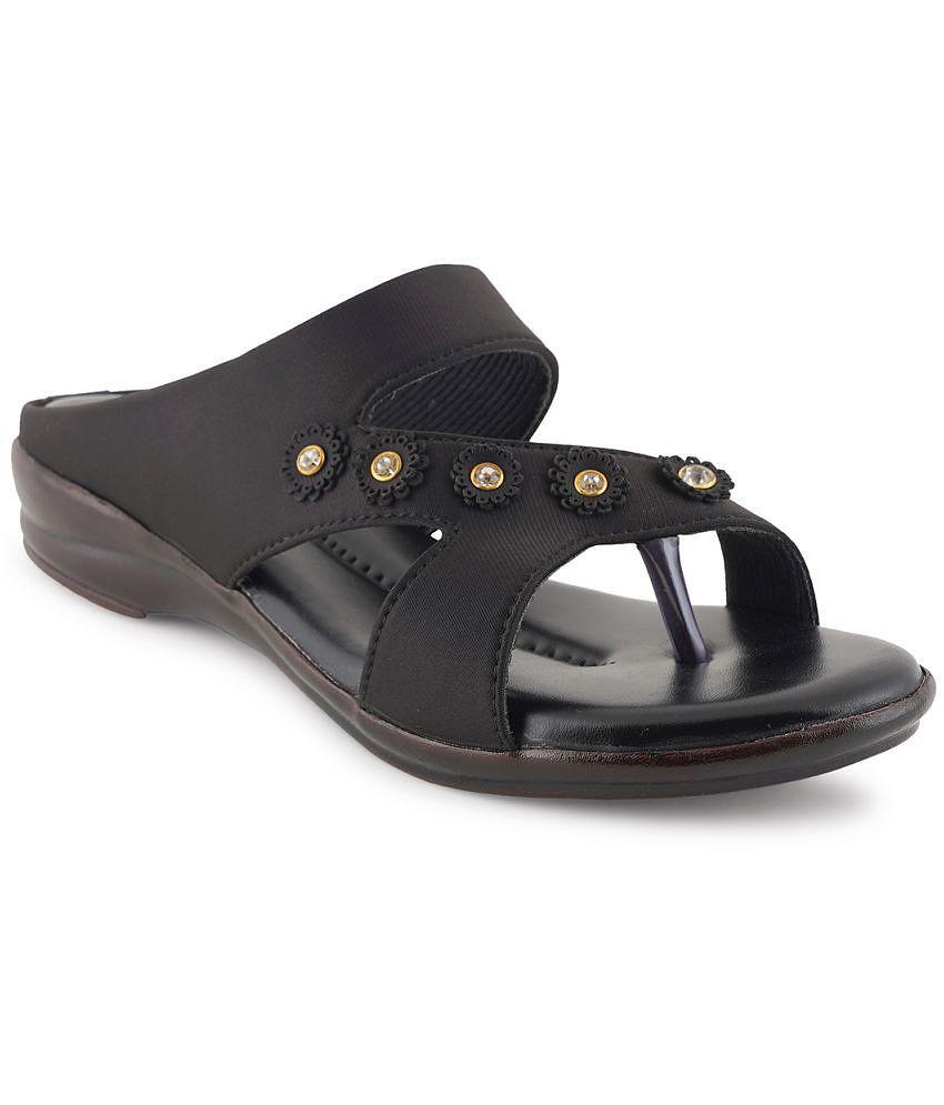Latest Men STYLE SHOES - Black Women's Flats - None 2025 at ShopCircuit | ONDC