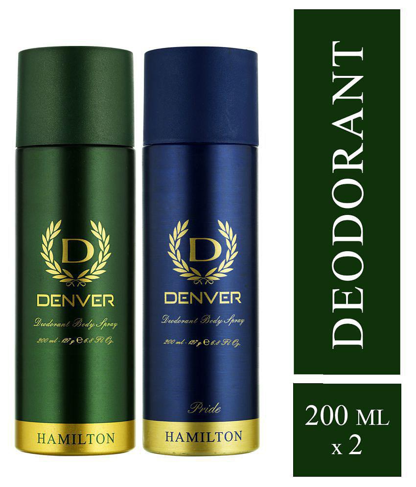 Denver Hamilton Deo & Pride Deo 200Ml Each (Pack Of 2)