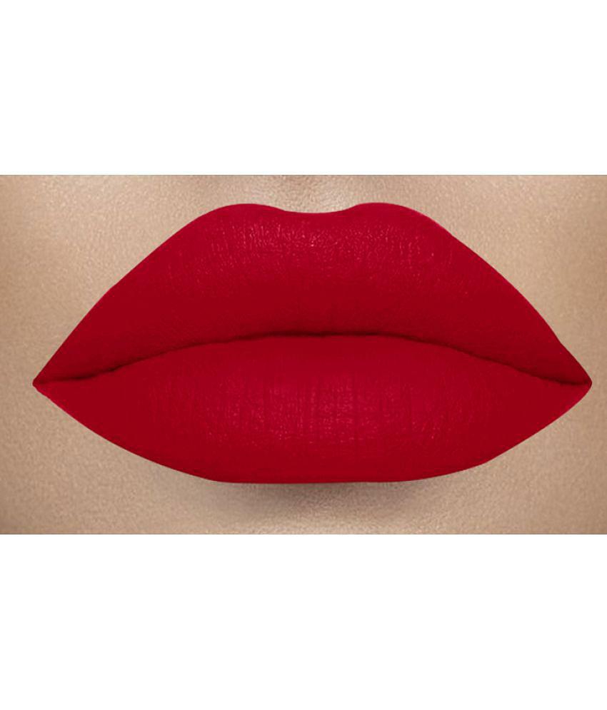 Beauty Berry Matte Lips Creme Lipstick 2 IN 1 Ruby Red 8 g