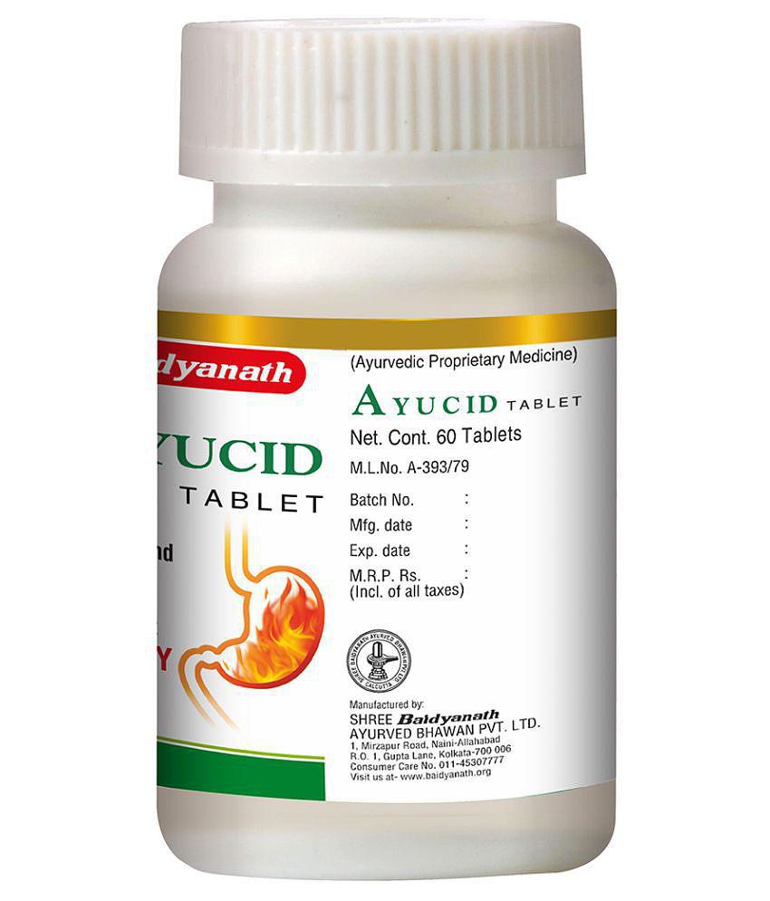 Baidyanath Ayucid Tablets | 60+60 Tab (Pack of 2)