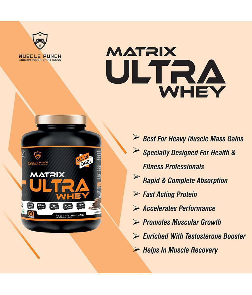 Muscle Punch | Ultra Matrix 100% Whey Isolate | Added Creatine 2 kg