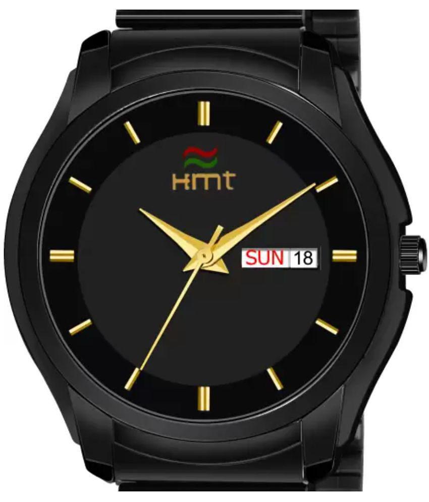 Hemt Black Metal Analog Mens Watch