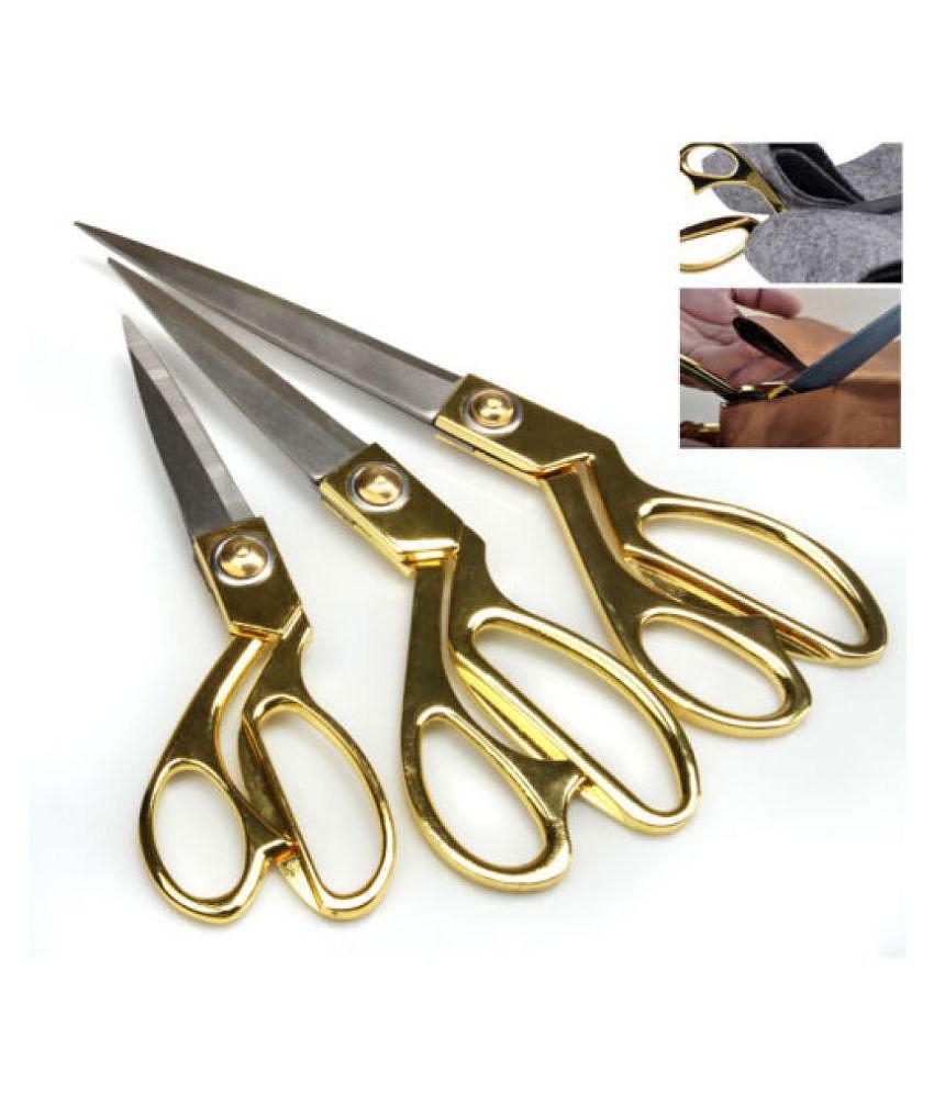 Dkuy Beautiful Golden Handle Scissors 8.5