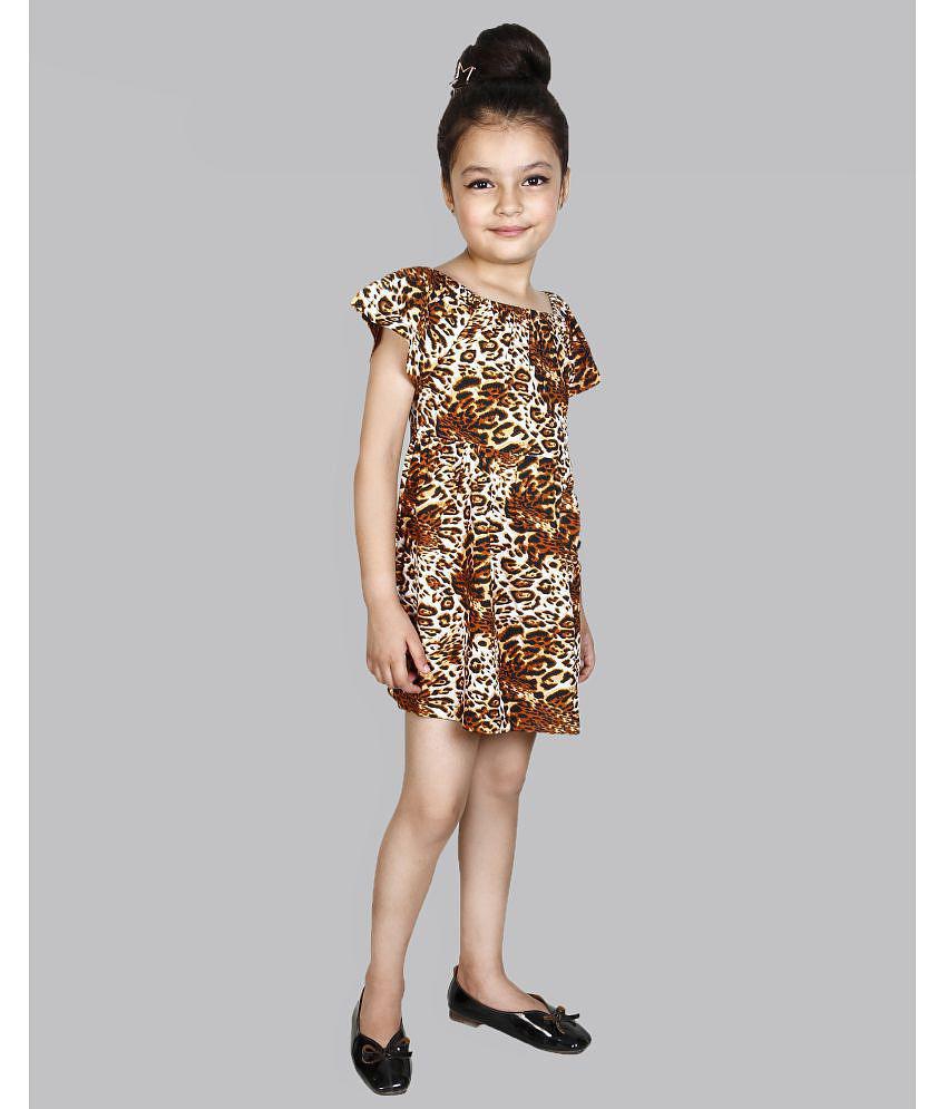 Premium Men Addyvero - Yellow Rayon Girls Fit And Flare Dress ( Pack of 1 ) - None 2025 at ShopC