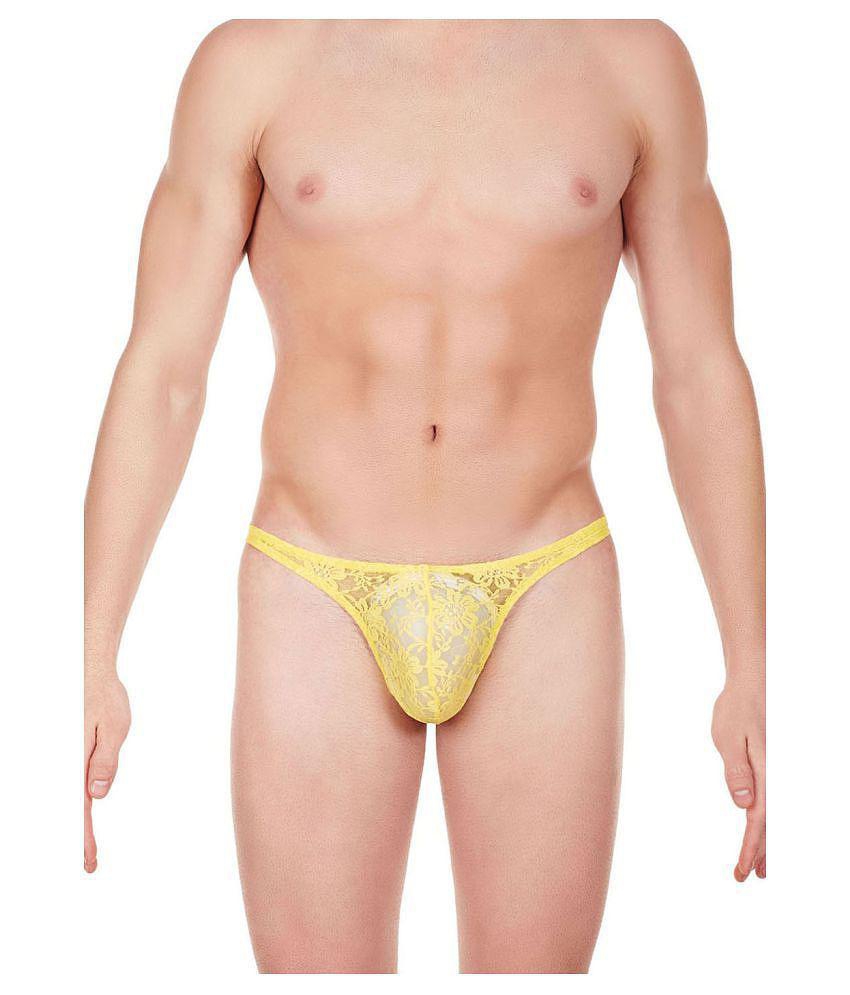 Best Men La Intimo Yellow Thong Single - M 2025 at ShopCircuit | ONDC