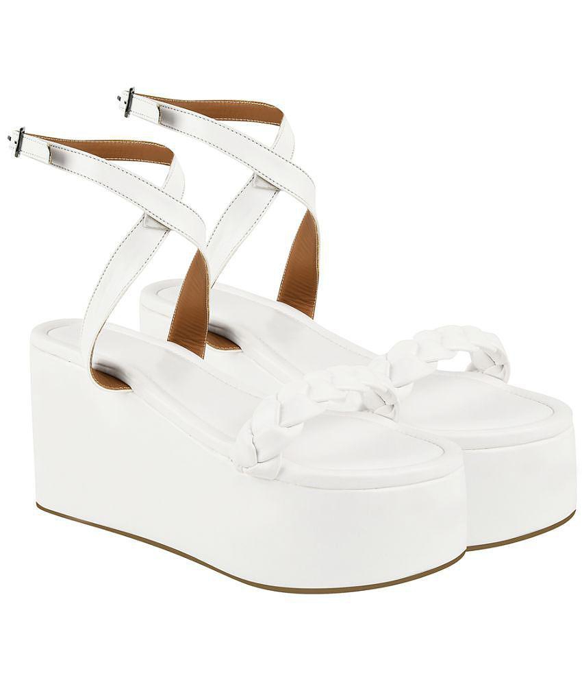 Shoetopia - White Women''s Sandal Heels - None