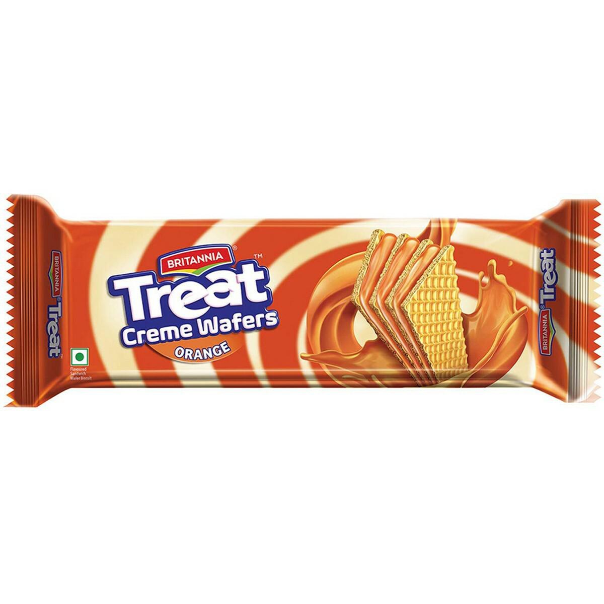 Britannia Treat Creme Wafers Orange 75g