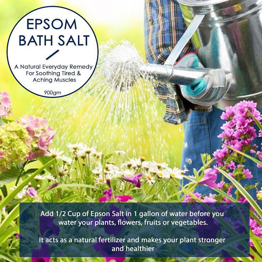 WishCare Natural Crystal Epsom Bath Salt 950 gm