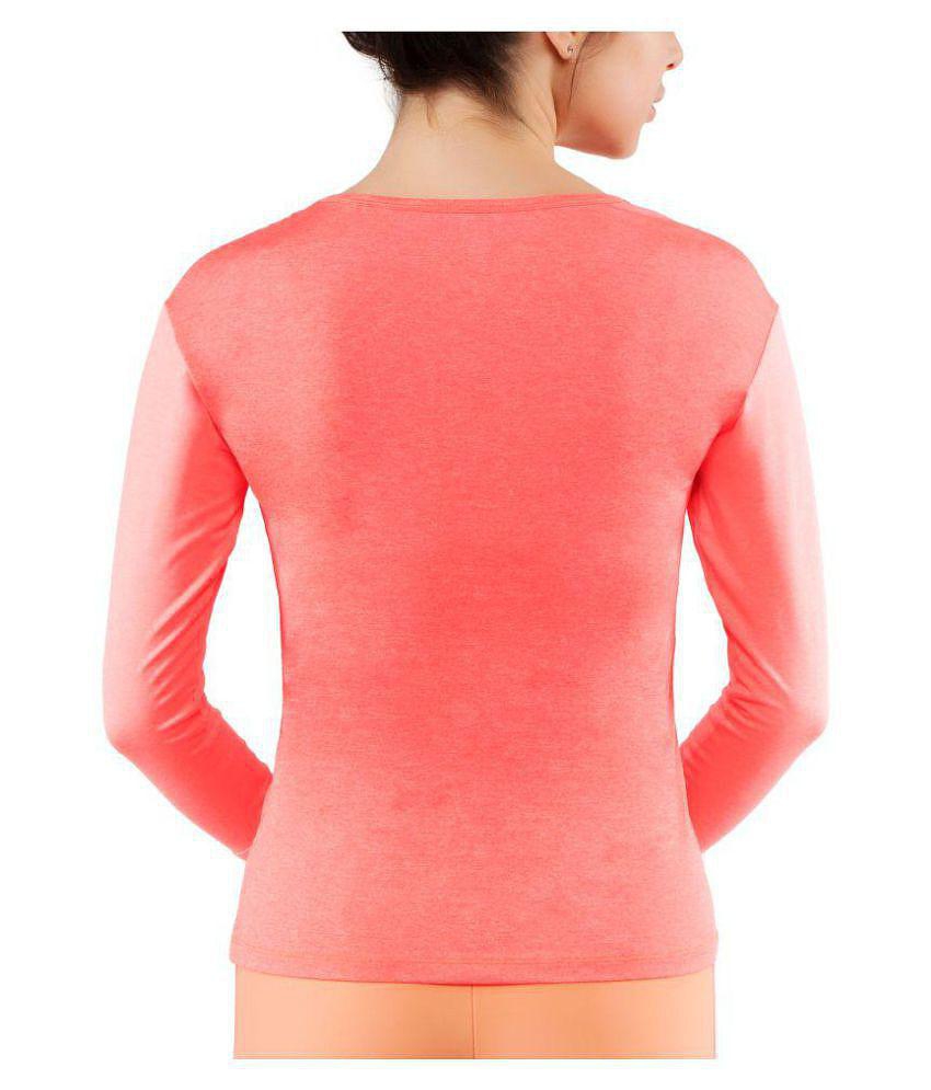 Chic Women Jukebox Polyester Blend T Shirts - Orange - L 2025 at ShopCircuit | ONDC