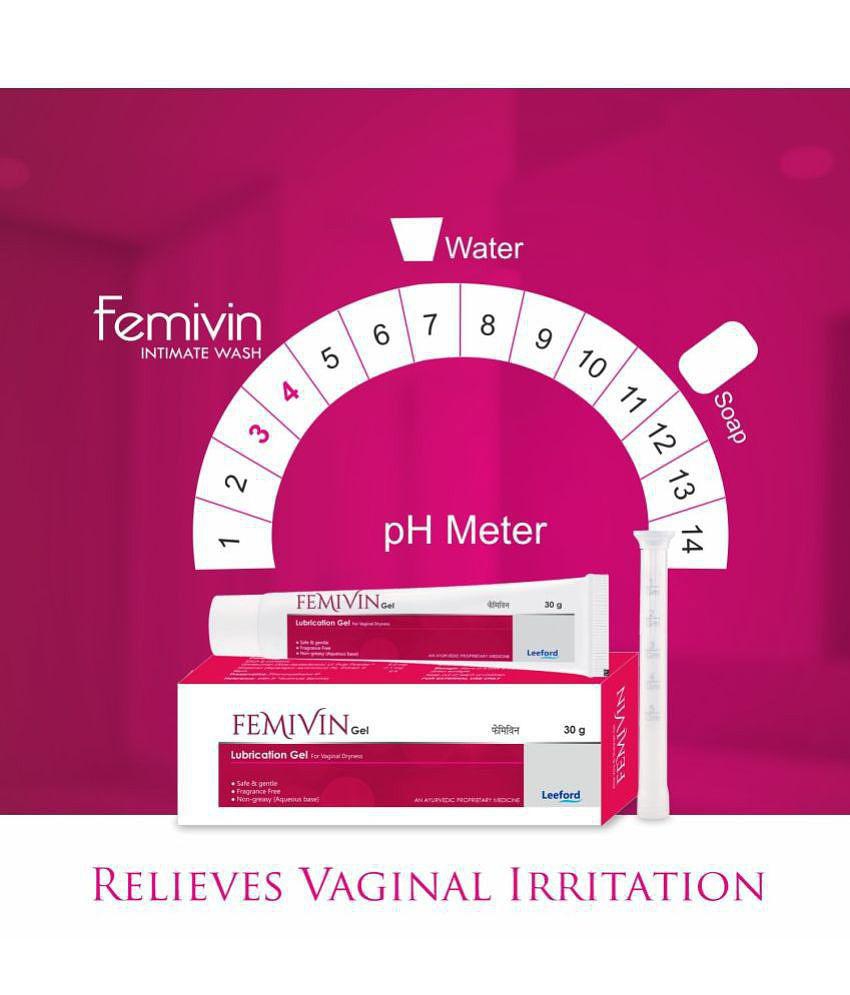 Leeford Femivin Lubrication Gel for Vaginal Dryness 30g Pack of 4