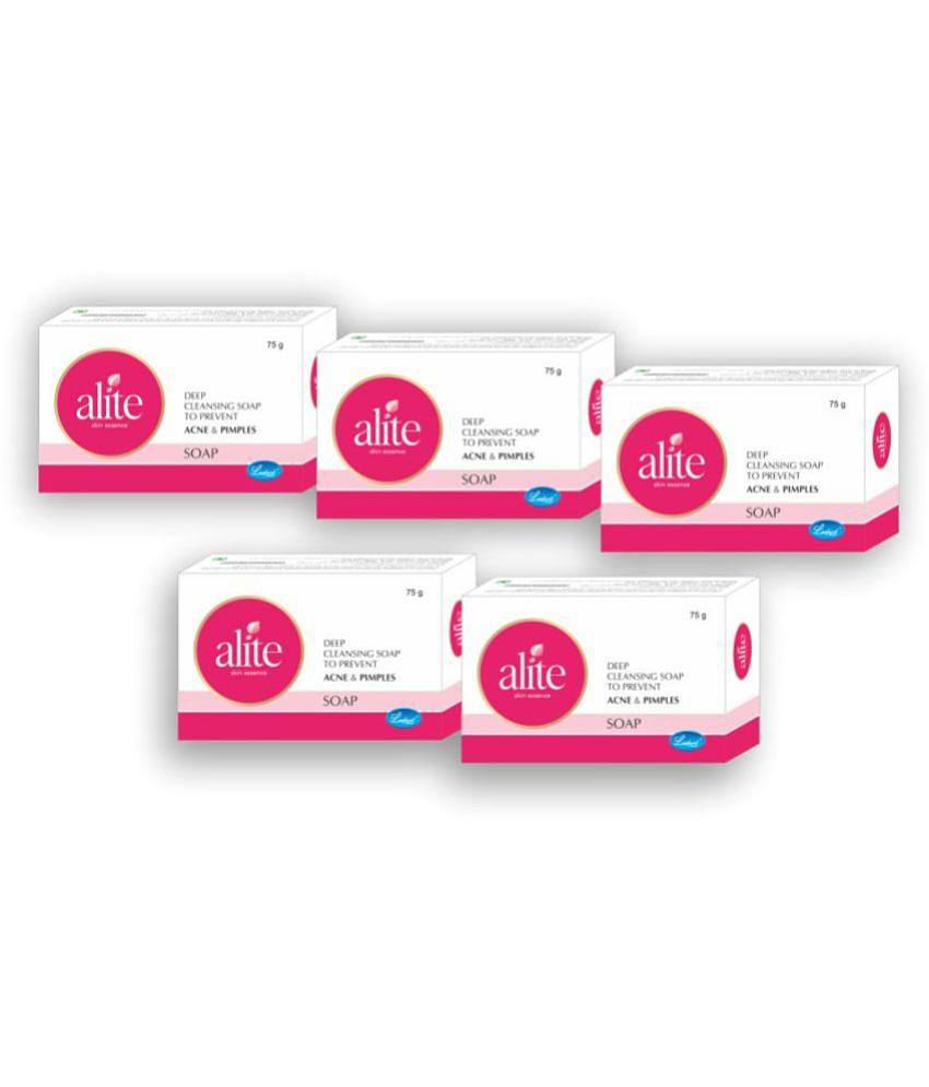 alite Anti Acne Soap For Deep Clensing Pack of 5 (75g each)