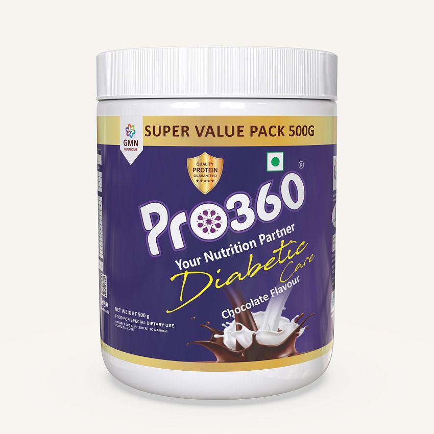 PRO360 Diabetic care chocolate Health Drink Powder 500 gm Chocolate