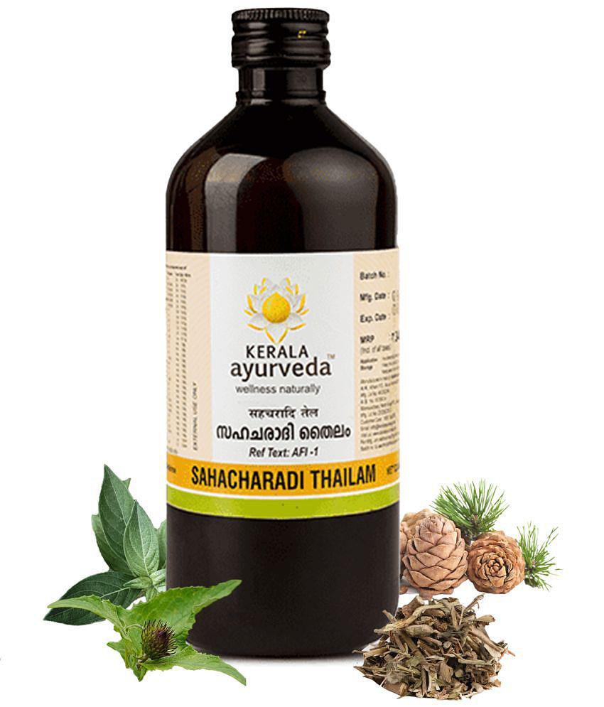 Kerala Ayurveda Sahacharadi Thailam 200ml,Back pain oil, Massage Oil,Relief from Back pain and sciatica,100% Original Ayurvedic Herbal formulation