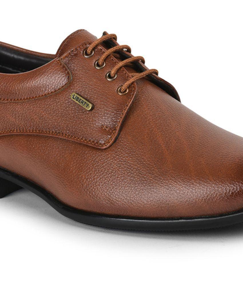Latest Men Liberty - Brown Mens Derby Formal Shoes - None 2025 at ShopCircuit | ONDC