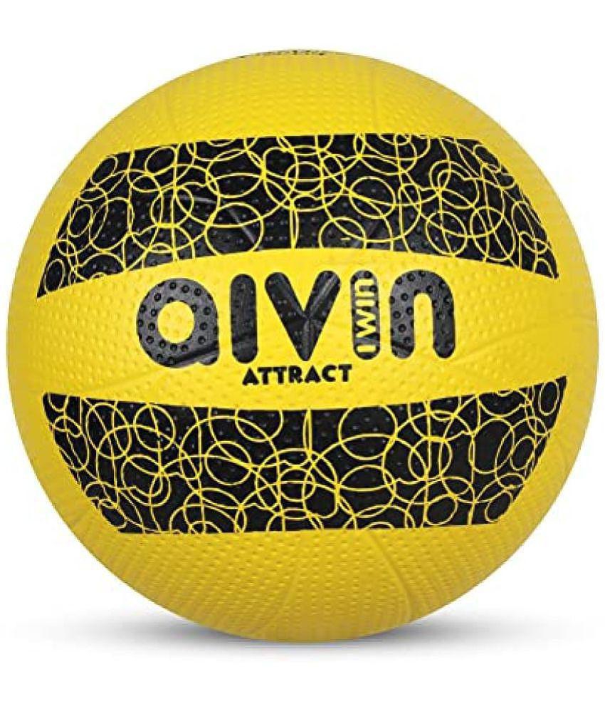 Aivin Attract Volley Ball Size-4(yellow - 4