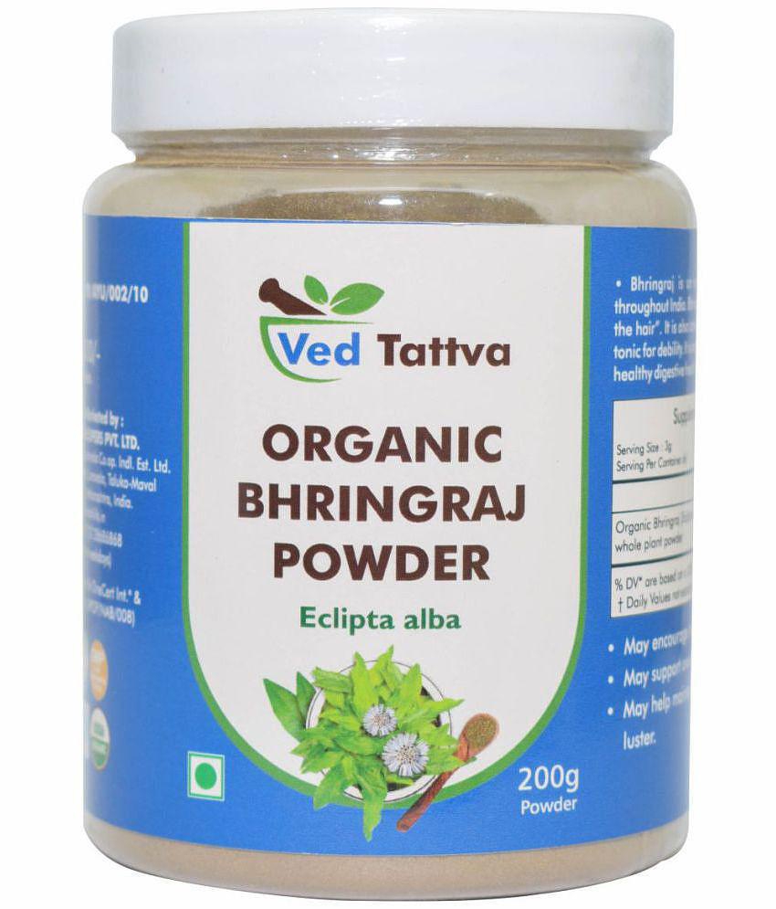 Ved Tattva Organic Bhringraj Powder 200 gm Pack Of 1