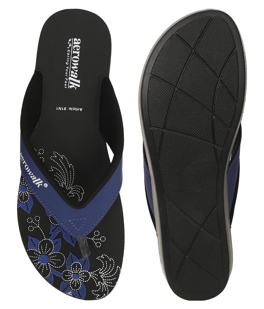 Affordable Women Aerowalk - Blue Women''s Slip On Heels - None 2025 at ShopCircuit | ONDC