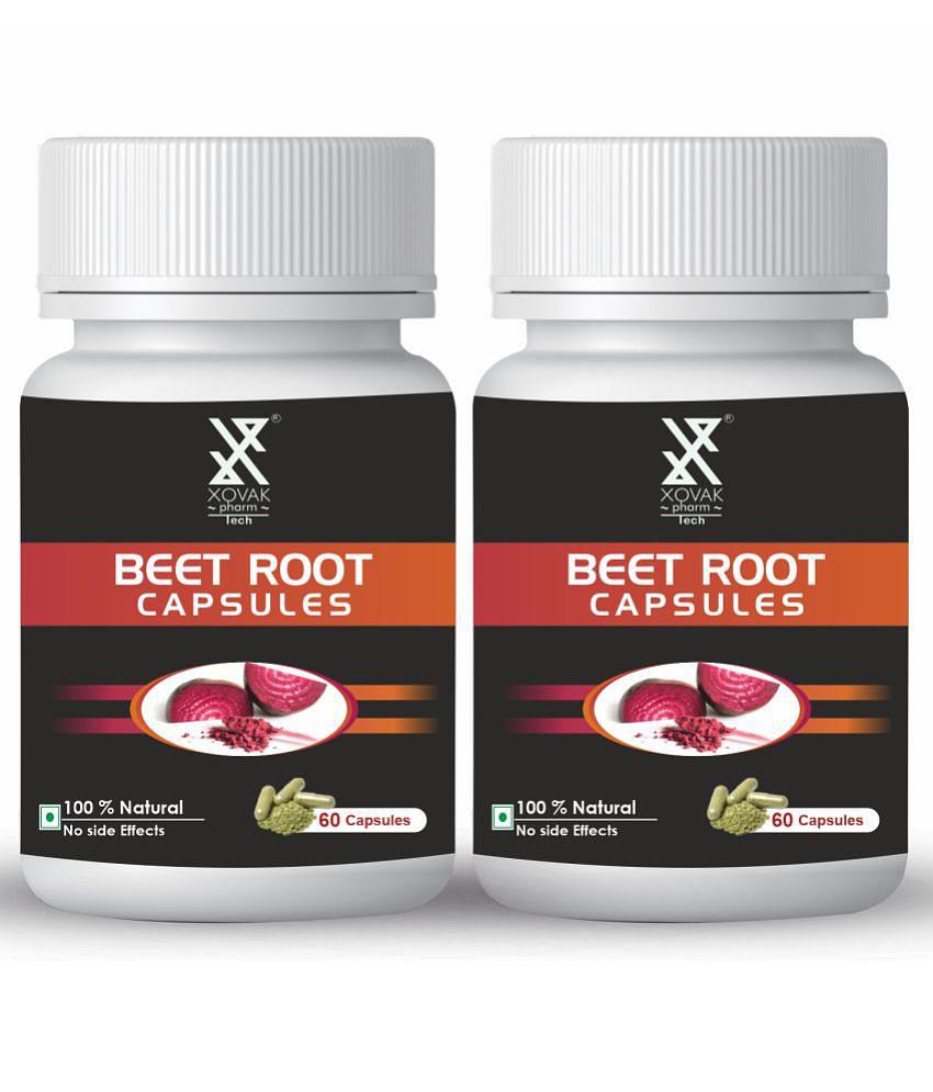 xovak pharmtech Organic Beet Root Capsule 100 gm Pack Of 2