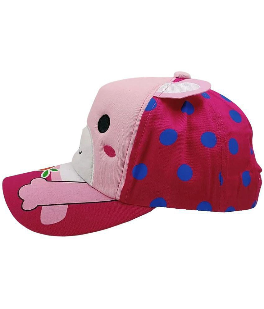 Buy Online Garg Store Zacharias Boy's Kids Cotton Cap kc-02 (Pink_1-4 Years) (Pack of 1) - None