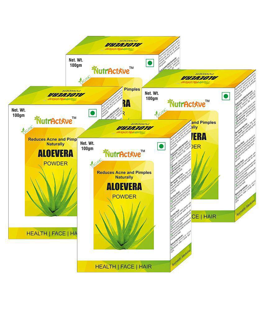 NutrActive Aloevera Powder 100 gm Pack Of 4