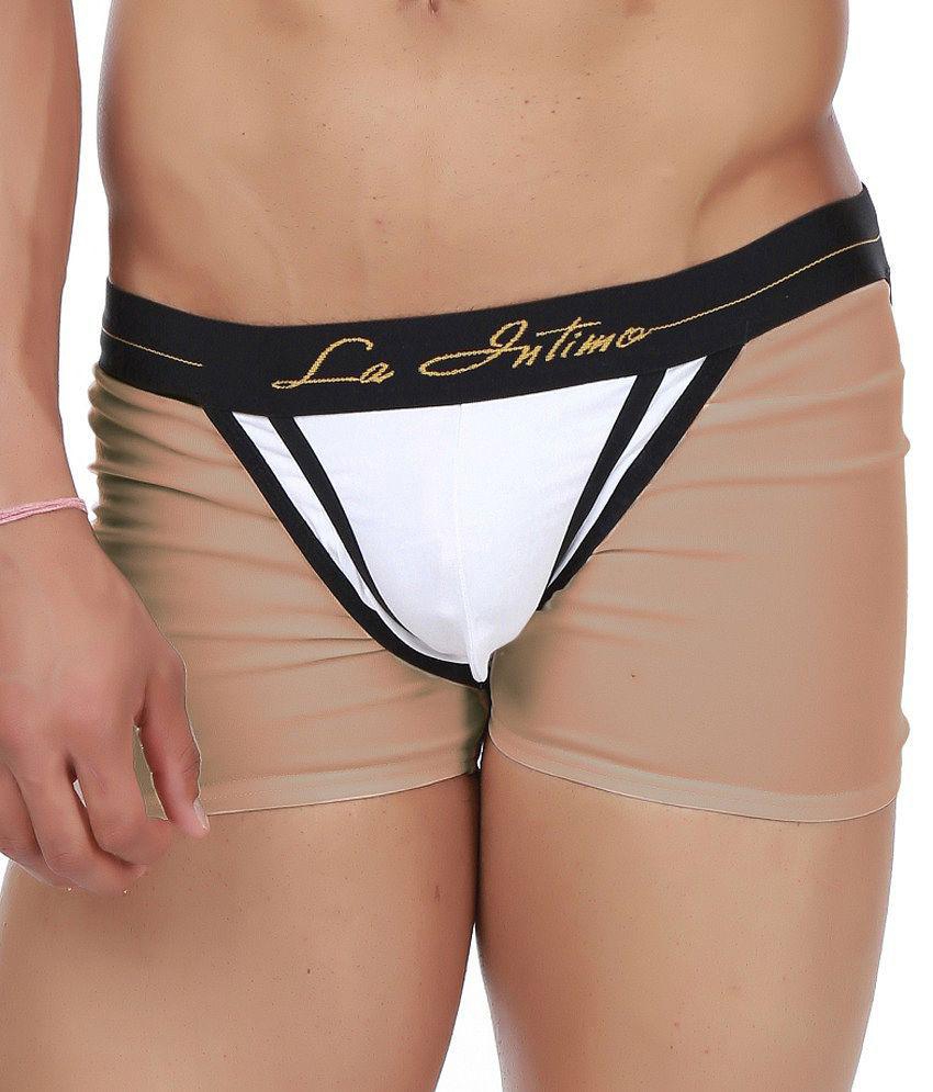 Affordable Men La Intimo - White Cotton Men''s Thongs ( Pack of 1 ) - L 2025 at ShopCircuit | ON