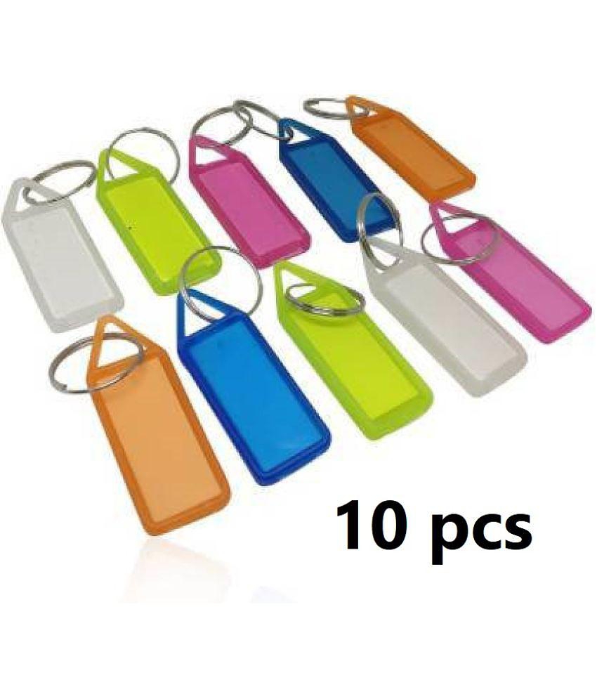 Sansuka Multicolour PVC Keychain - Pack of 10