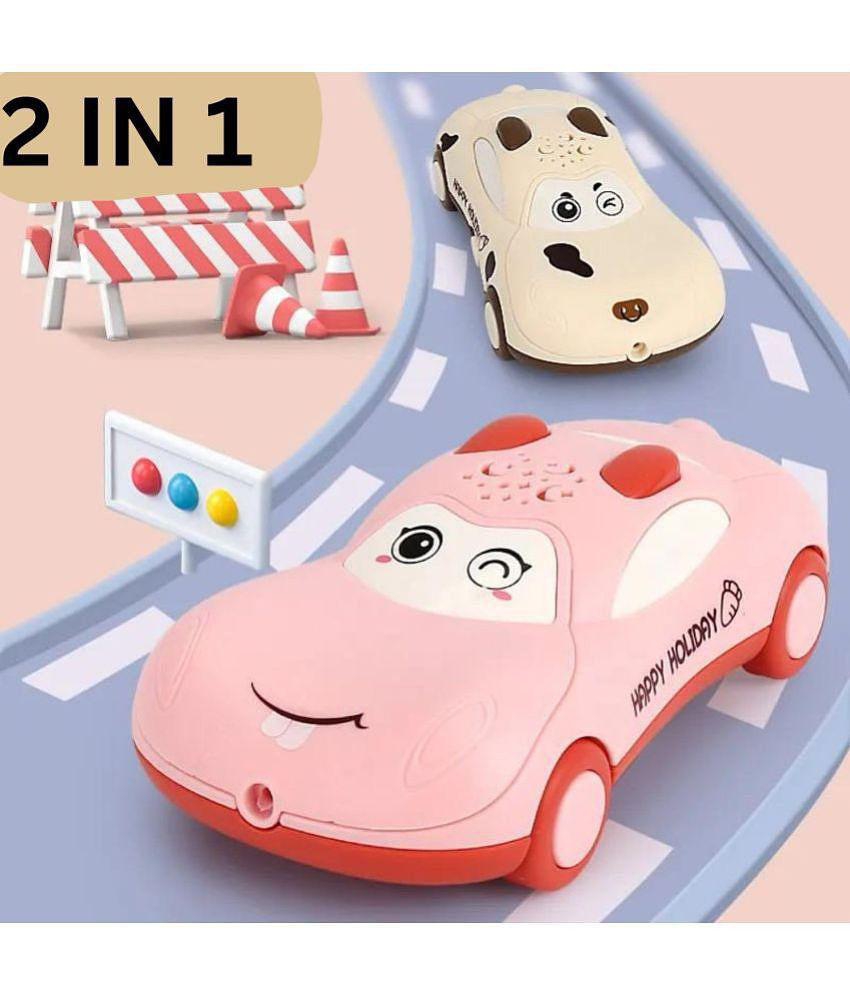 Car Shape Phone 12-18 Months Baby Cell Phone Toy with Music & Lights, Learning & Education Toys Gift for Boys & Girls, Kids Phone Toys( Randon Color Will be Sent )