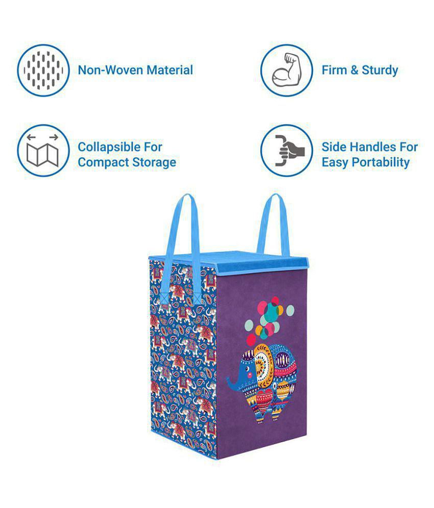 Best Men PrettyKrafts Non-Woven Laundry Bag - Purple 2025 at ShopCircuit | ONDC