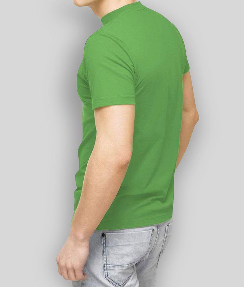 SKYRISE - Green Cotton Slim Fit Men's T-Shirt ( Pack of 1 ) - None