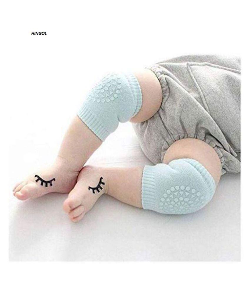 HINGOL Multi-Colour Coton Baby Knee Pad 2 pcs