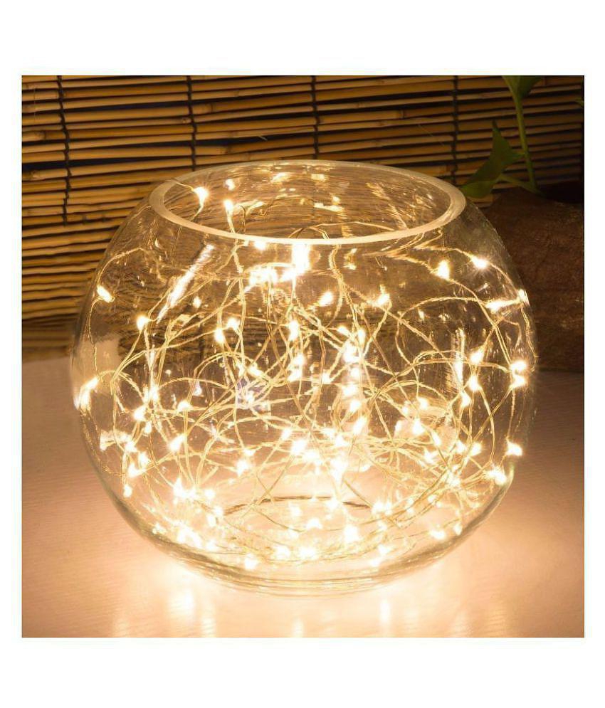 thrifkart Yellow LED String Light 3Mtr - Pack of 1