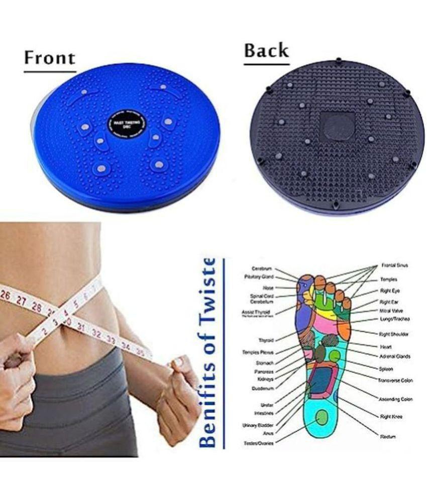 HSP ENTERPRISES TUMMY TWISTER | ACUPRESSURE FOR HOME & GYM FAT  |Unisex Abdominal workout - Blue