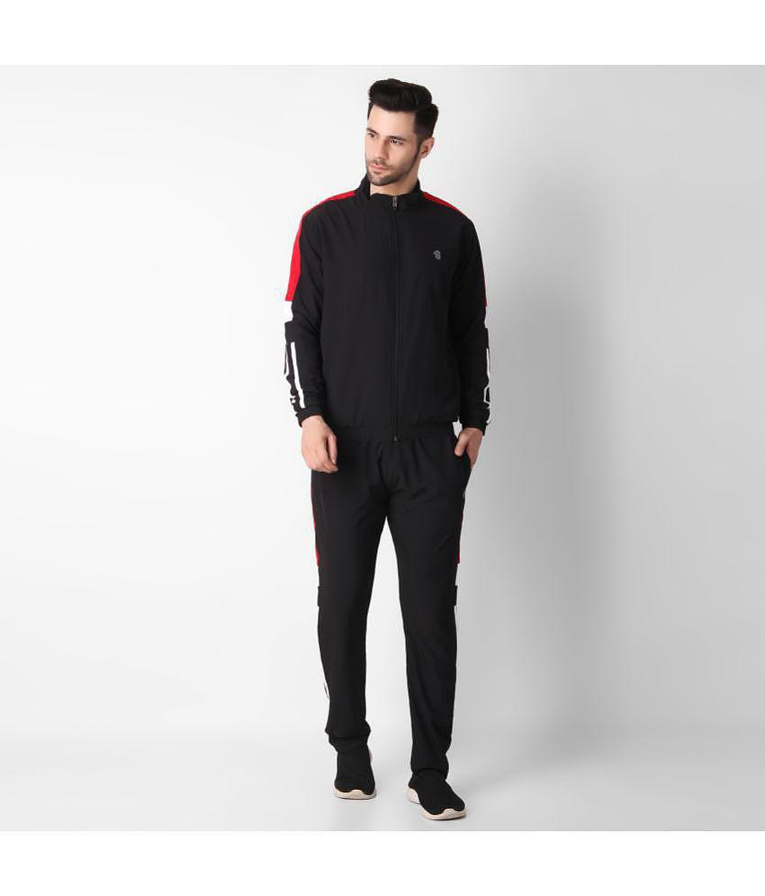 Forbro - Black Polyester Regular Fit Men's Tracksuit ( Pack of 1 ) - M