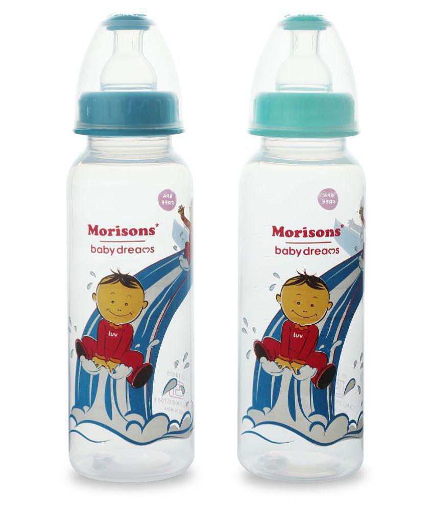 Morisons Baby Dreams - Multicolor 250 ml Feeding Bottle (Pack of 2)