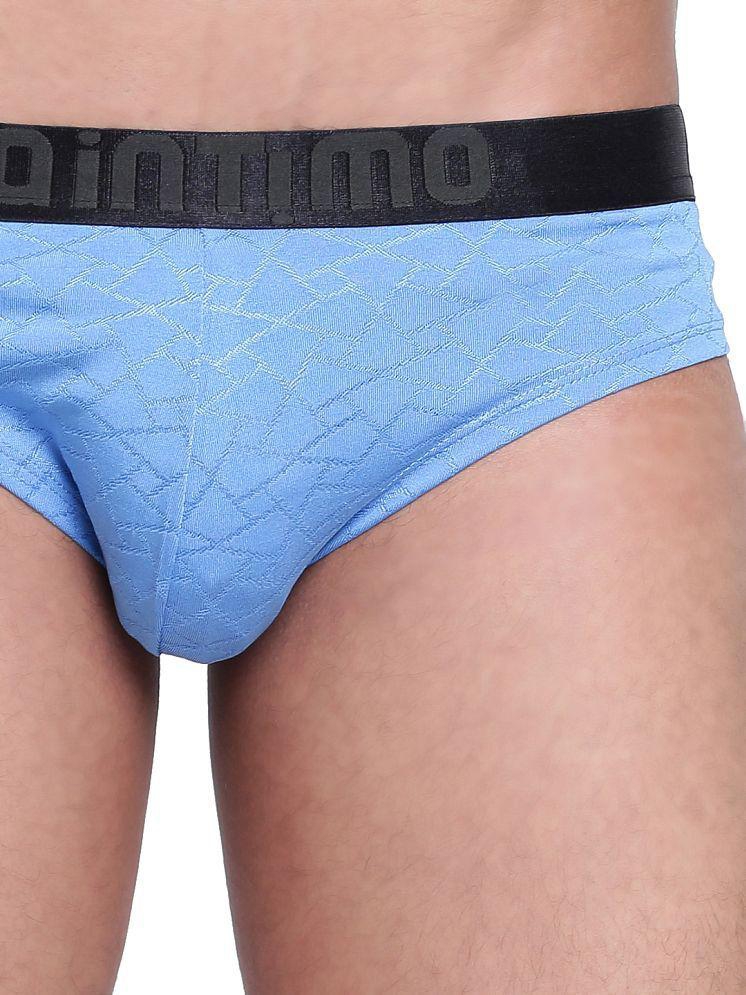 Top Men La Intimo - Blue Polyester Mens Briefs ( Pack of 1 ) - M 2025 at ShopCircuit | ONDC